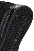 Erkek Siyah Kalın Tabanlı Bağcıklı Kumaş Sneaker | Derimod Erkek Siyah Kalın Tabanlı Bağcıklı Kumaş Sneaker | Derimod