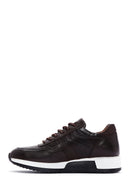 Men's Brown Lace-Up Leather Sneaker | Derimod Men's Brown Lace-Up Leather Sneaker | Derimod
