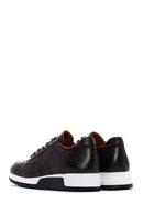 Men's Brown Lace-Up Leather Sneaker | Derimod Men's Brown Lace-Up Leather Sneaker | Derimod