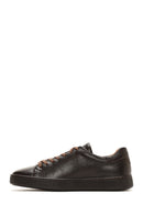 Men's Brown Lace-Up Leather Sneaker | Derimod Men's Brown Lace-Up Leather Sneaker | Derimod