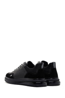 Erkek Siyah Bağcıklı Deri Sneaker | Derimod Erkek Siyah Bağcıklı Deri Sneaker | Derimod