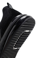 Erkek Siyah Bağcıklı Deri Sneaker | Derimod Erkek Siyah Bağcıklı Deri Sneaker | Derimod
