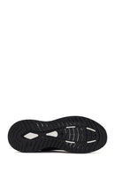 Men's Black Lace-up Thick-Sole Leather Sneaker | Derimod Men's Black Lace-up Thick-Sole Leather Sneaker | Derimod