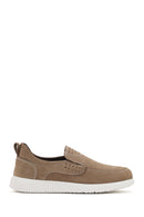 Erkek Vizon Nubuk Deri Comfort Loafer | Derimod Erkek Vizon Nubuk Deri Comfort Loafer | Derimod