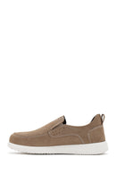 Erkek Vizon Nubuk Deri Comfort Loafer | Derimod Erkek Vizon Nubuk Deri Comfort Loafer | Derimod