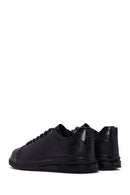Men's Black Lace-up Leather Sneaker | Derimod Men's Black Lace-up Leather Sneaker | Derimod