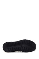 Erkek Siyah Bağcıklı Deri Casual Sneaker | Derimod Erkek Siyah Bağcıklı Deri Casual Sneaker | Derimod
