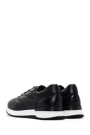 Men's Black Thick Soled Leather Sneaker | Derimod Men's Black Thick Soled Leather Sneaker | Derimod
