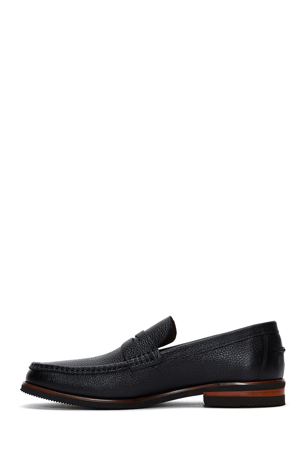 Erkek Siyah Deri Casual Loafer