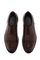 Men's Brown Laced Leather Classic Shoes | Derimod Men's Brown Laced Leather Classic Shoes | Derimod