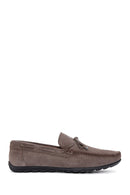 Erkek Vizon Süet Deri Casual Loafer | Derimod Erkek Vizon Süet Deri Casual Loafer | Derimod