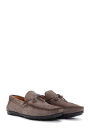 Erkek Vizon Süet Deri Casual Loafer | Derimod Erkek Vizon Süet Deri Casual Loafer | Derimod
