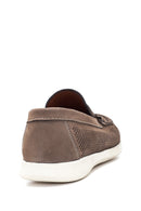 Men's Mink Nubuck Leather Casual Loafer | Derimod Men's Mink Nubuck Leather Casual Loafer | Derimod