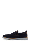 Erkek Lacivert Nubuk Deri Casual Loafer | Derimod Erkek Lacivert Nubuk Deri Casual Loafer | Derimod