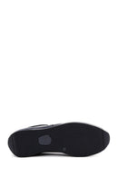 Erkek Lacivert Bağcıklı Deri Casual Sneaker | Derimod Erkek Lacivert Bağcıklı Deri Casual Sneaker | Derimod