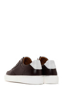 Men's Brown Thick Sole Lace Up Leather Sneaker | Derimod Men's Brown Thick Sole Lace Up Leather Sneaker | Derimod