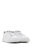 Erkek Beyaz Bağcıklı Deri Sneaker | Derimod Erkek Beyaz Bağcıklı Deri Sneaker | Derimod