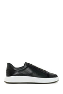Men's Khaki Lace-up Thick-Sole Leather Sneaker | Derimod Men's Khaki Lace-up Thick-Sole Leather Sneaker | Derimod
