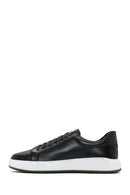 Men's Khaki Lace-up Thick-Sole Leather Sneaker | Derimod Men's Khaki Lace-up Thick-Sole Leather Sneaker | Derimod