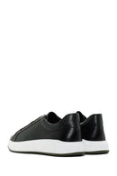 Men's Khaki Lace-up Thick-Sole Leather Sneaker | Derimod Men's Khaki Lace-up Thick-Sole Leather Sneaker | Derimod