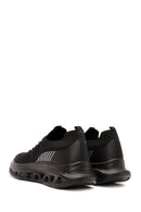 Derimod Zero Men's Black Lace-Up Thick Soled Sneaker | Derimod Derimod Zero Men's Black Lace-Up Thick Soled Sneaker | Derimod