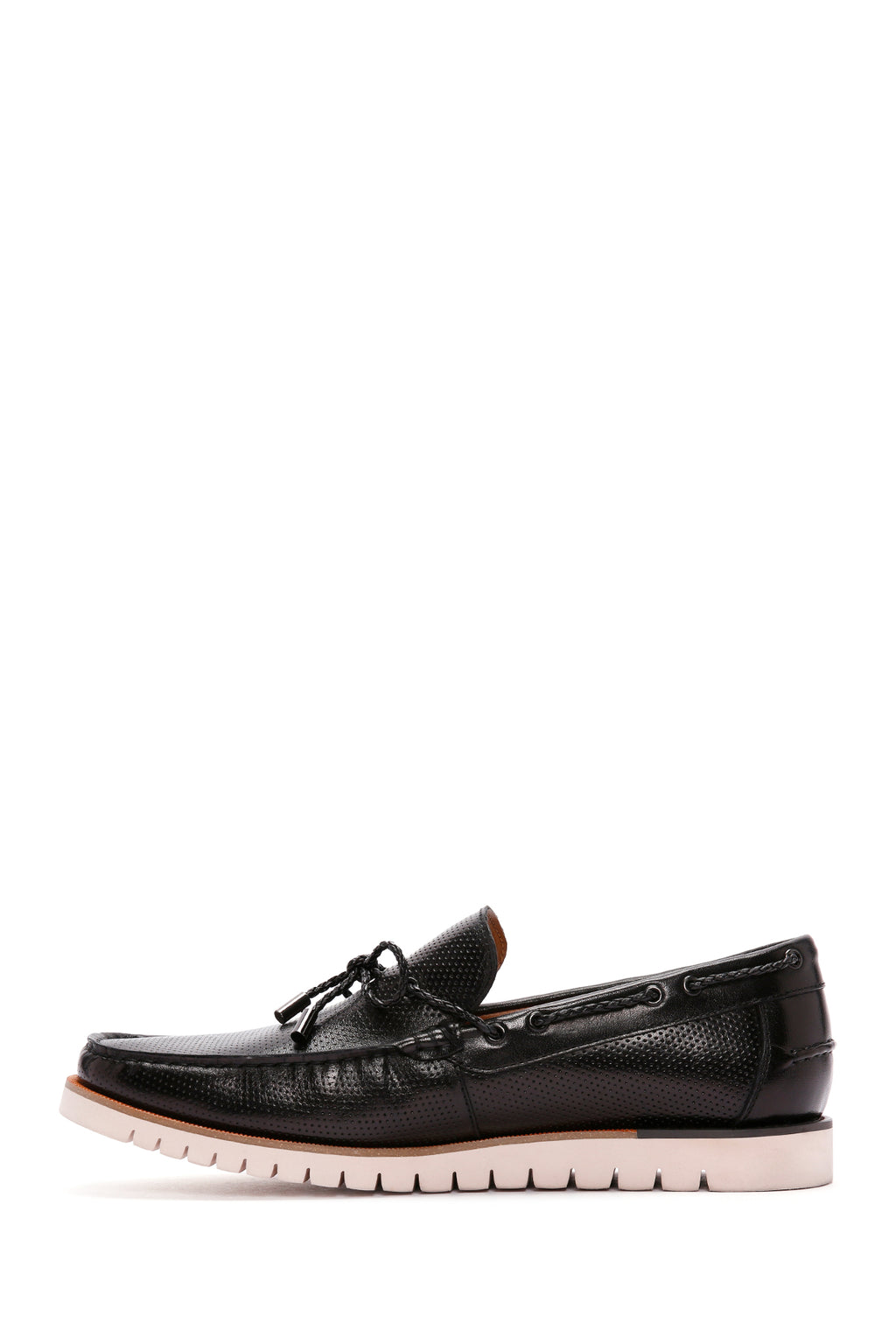 Derimod Fly Erkek Siyah Deri Casual Loafer