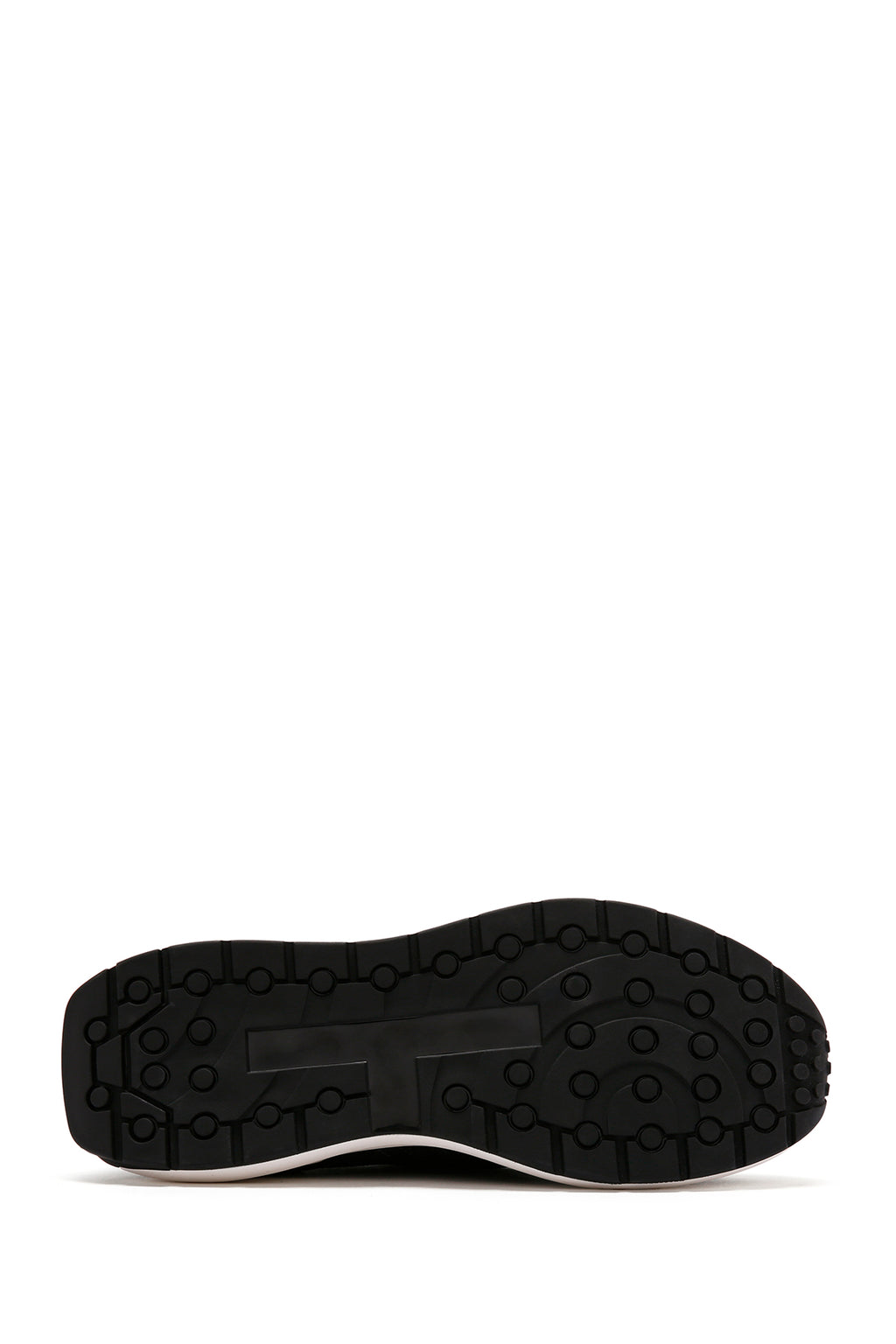Derimod Zero Erkek Siyah Bağcıklı Kalın Tabanlı Kumaş Sneaker
