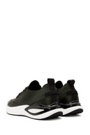 Derimod Zero Men's Green Laced Thick Soled Fabric Sneaker | Derimod Derimod Zero Men's Green Laced Thick Soled Fabric Sneaker | Derimod