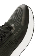 Derimod Zero Men's Green Laced Thick Soled Fabric Sneaker | Derimod Derimod Zero Men's Green Laced Thick Soled Fabric Sneaker | Derimod