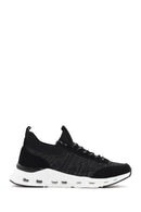 Derimod Zero Men's Black Thick-Soled Laced Fabric Sneaker | Derimod Derimod Zero Men's Black Thick-Soled Laced Fabric Sneaker | Derimod
