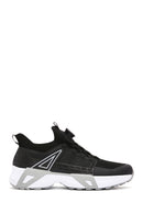 Men's Black Lacing Mechanism Thick Sole Leather Sneaker | Derimod Men's Black Lacing Mechanism Thick Sole Leather Sneaker | Derimod
