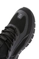 Derimod Zero Men's Black Lace Up Fabric Sneaker | Derimod Derimod Zero Men's Black Lace Up Fabric Sneaker | Derimod