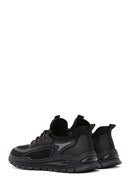 Derimod Zero Men's Black Lace Up Fabric Sneaker | Derimod Derimod Zero Men's Black Lace Up Fabric Sneaker | Derimod