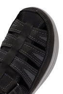 Erkek Siyah Nubuk Deri Casual Ayakkabı | Derimod Erkek Siyah Nubuk Deri Casual Ayakkabı | Derimod