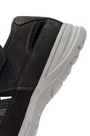 Erkek Siyah Nubuk Deri Casual Ayakkabı | Derimod Erkek Siyah Nubuk Deri Casual Ayakkabı | Derimod