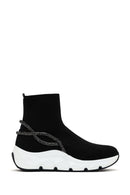 Derimod Zero Kadın Siyah Taşlı Bilekli Sneaker | Derimod Derimod Zero Kadın Siyah Taşlı Bilekli Sneaker | Derimod