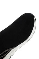 Derimod Zero Kadın Siyah Taşlı Bilekli Sneaker | Derimod Derimod Zero Kadın Siyah Taşlı Bilekli Sneaker | Derimod