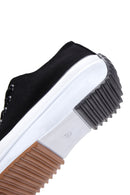 Kadın Siyah Kalın Tabanlı Sneaker | Derimod Kadın Siyah Kalın Tabanlı Sneaker | Derimod