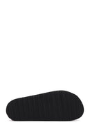 Women's Silver Buckled Comfort Slippers | Derimod Women's Silver Buckled Comfort Slippers | Derimod