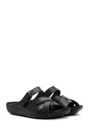 Women's Black Comfort Slippers | Derimod Women's Black Comfort Slippers | Derimod