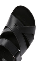 Women's Black Comfort Slippers | Derimod Women's Black Comfort Slippers | Derimod