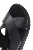 Kadın Siyah Bantlı Comfort Sandalet | Derimod Kadın Siyah Bantlı Comfort Sandalet | Derimod