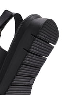 Kadın Siyah Bantlı Comfort Sandalet | Derimod Kadın Siyah Bantlı Comfort Sandalet | Derimod