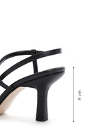 Women's Black Ankle Strap Heeled Sandals | Derimod Women's Black Ankle Strap Heeled Sandals | Derimod