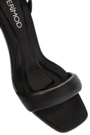 Women's Black Ankle Strap Thick Heeled Sandals | Derimod Women's Black Ankle Strap Thick Heeled Sandals | Derimod