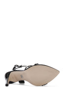 Women's Black Ankle Strap Thin Heel Sandals | Derimod Women's Black Ankle Strap Thin Heel Sandals | Derimod