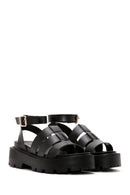 Women's Black Ankle Strap Sandals | Derimod Women's Black Ankle Strap Sandals | Derimod