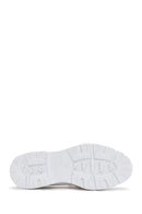 Kadın Beyaz Kalın Tabanlı Maskülen Loafer | Derimod Kadın Beyaz Kalın Tabanlı Maskülen Loafer | Derimod