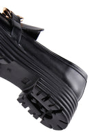 Kadın Siyah Kalın Tabanlı Maskülen Loafer | Derimod Kadın Siyah Kalın Tabanlı Maskülen Loafer | Derimod