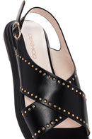 Kadın Siyah Bantlı Sandalet | Derimod Kadın Siyah Bantlı Sandalet | Derimod